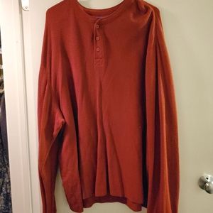 Sonoma Men's orange long sleeve sweater